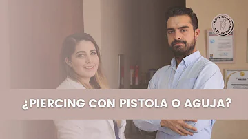 ¿Es mejor hacerse un piercing con aguja o con pistola?