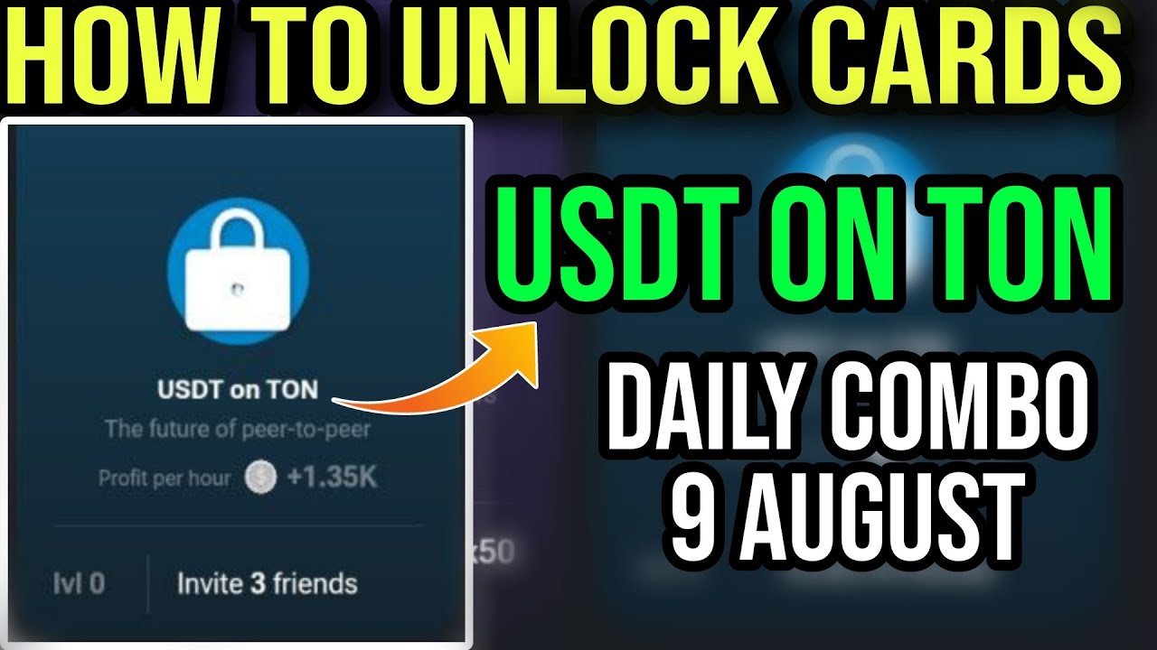 The Secret To Unlock USDT On Ton Card In Hamster kombat - YouTube