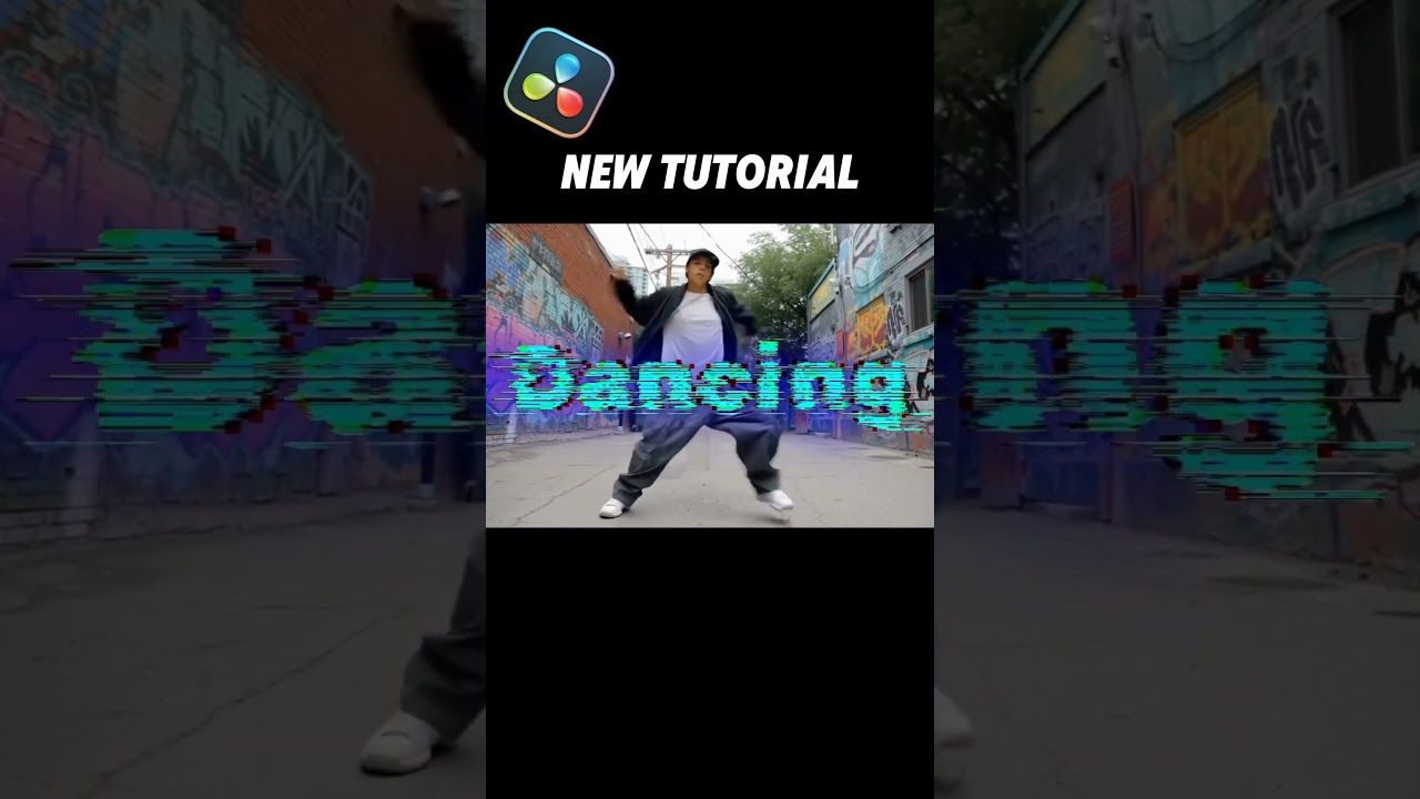 How to CREATE Glitch Text Effect in Davinci Resolve 