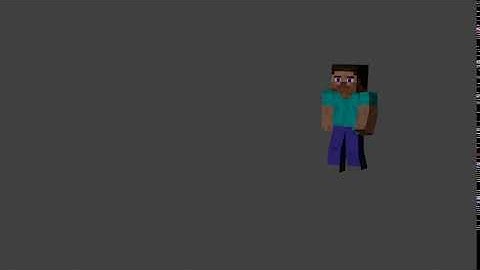 Walk Cycle (Blender 2.8 - Minecraft Animation Test)