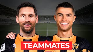 I Forced MESSI &amp; RONALDO Play Together To DESTROY World Football