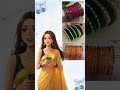 Matching is out, contrast is in💫 Stop playing it safe &amp; level up your saree game with these bangles.