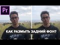 Как Размыть Задний Фон на Видео в Adobe Premiere Pro?