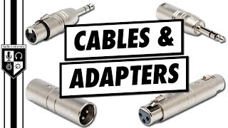 7 MUSTHAVE Adapters for Studio & Live Sound Engineers