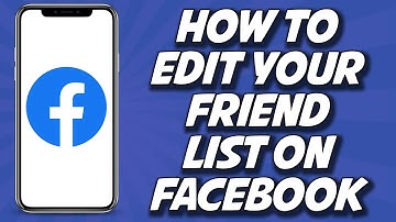 How To Edit Your Friend List On Facebook 2023 (SIMPLE)
