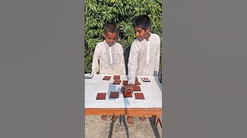 Payel or Rohan playing amazing memory matching game. #funny #shorts #funwithbrotherz
