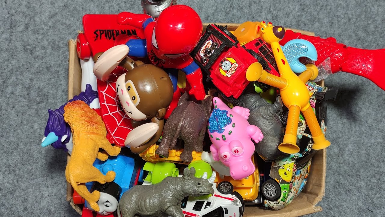 Toy ASMR, 5 Minutes Satisfying with Unboxing, Charlestrain, Thomas And Friend, Spider-Man toy