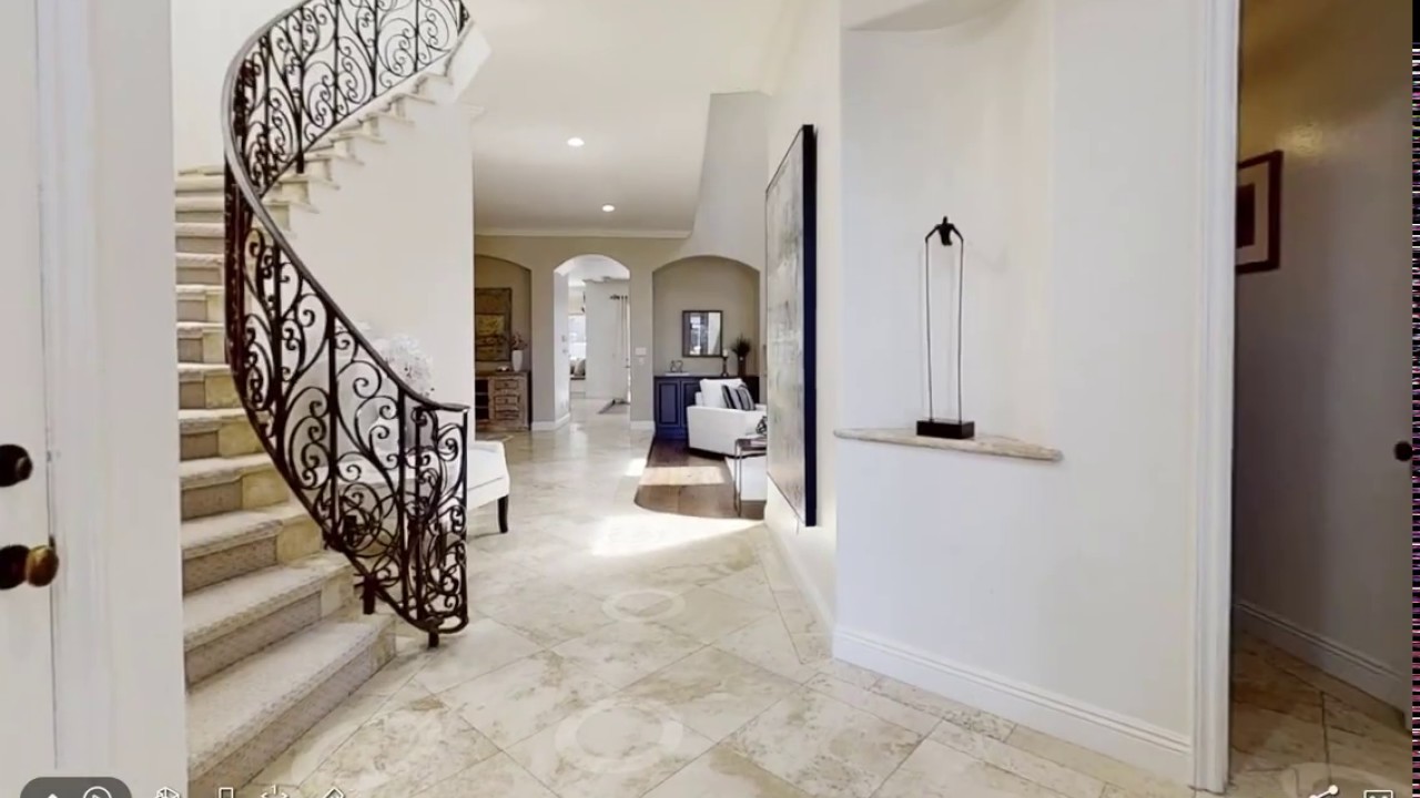 Teaser video of Matterport 3D tour of Tuscan villa in Manhattan Beach