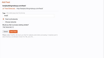 Set Up A Feed With OnlyWire