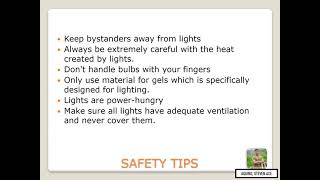 GROUP 9 LIGHTING ERGONOMICS SAFETY