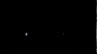 Earth And Moon Seen By Passing Juno Spacecraft With  By Vangelis