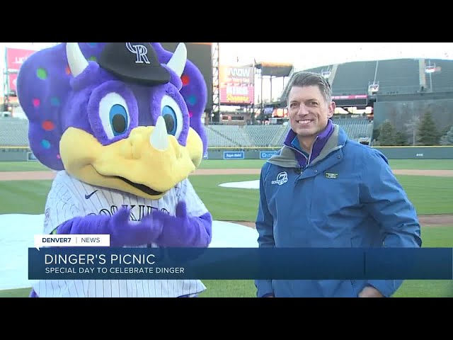 Rockies mascot Dinger gets special day at Coors Field 