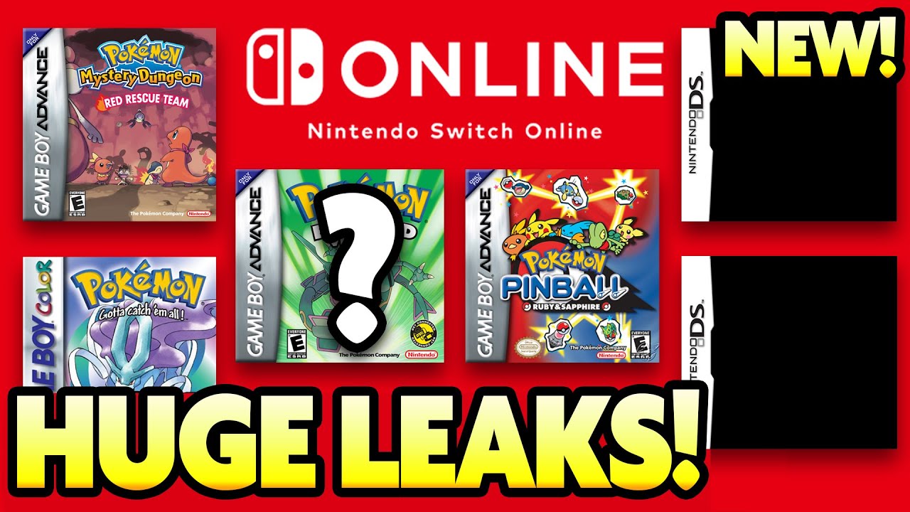 POKEMON LEAKS for NINTENDO SWITCH ONLINE! Huge Emulator Discovery