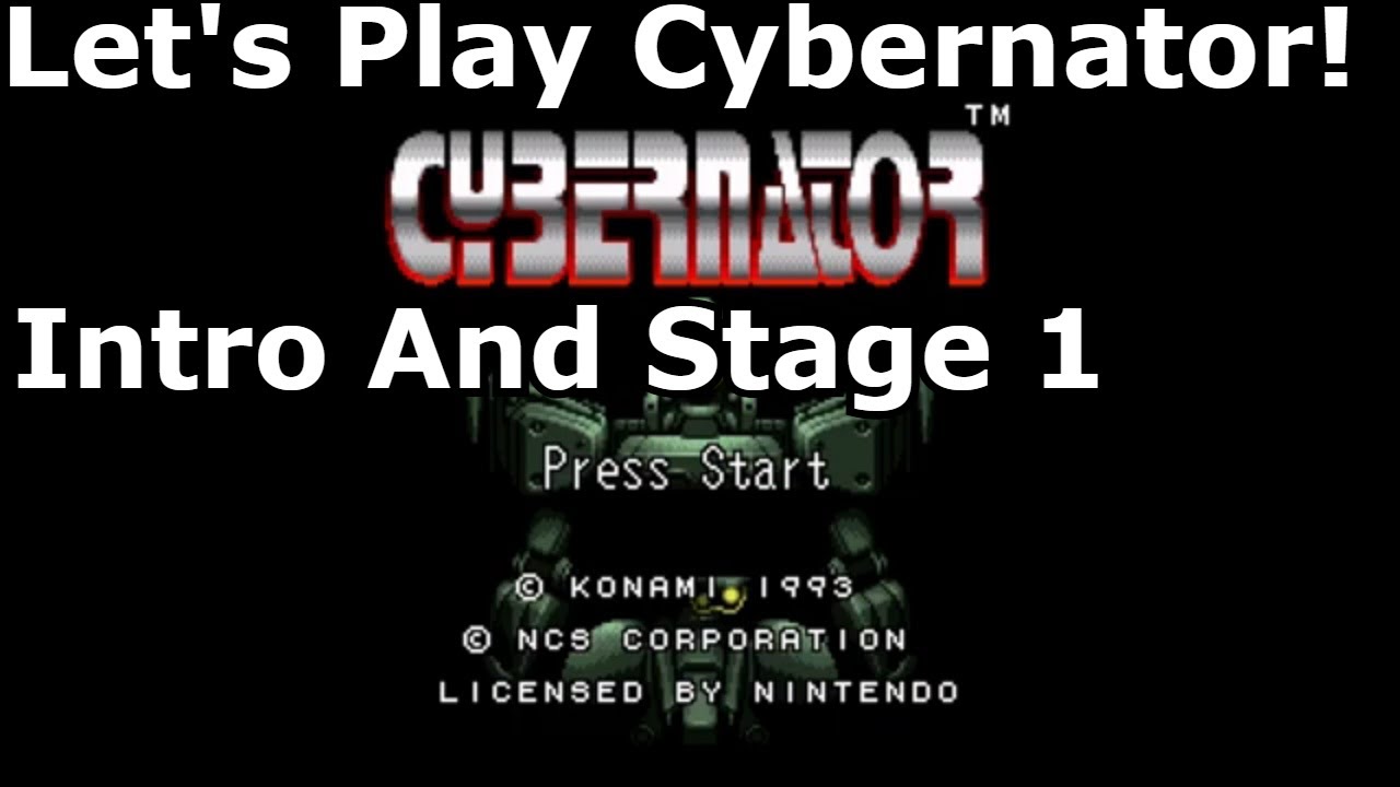 Let's Play Cybernator: Intro And Stage 1