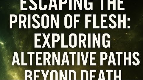 Escaping the Prison of Flesh: Exploring Alternative Paths Beyond Death
