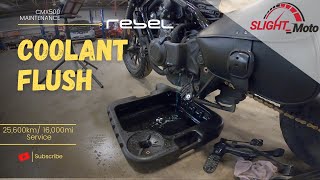 Honda Rebel (CMX500) - Coolant flush