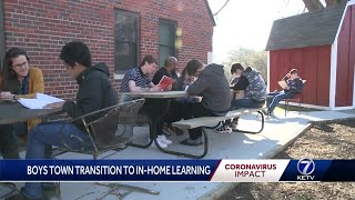 Boys Town transitions to in-home learning