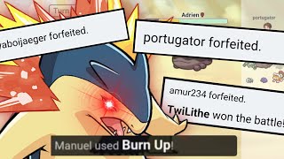 Typhlosion Burn Up + Tera Fire = BROKEN in Pokemon Showdown!!