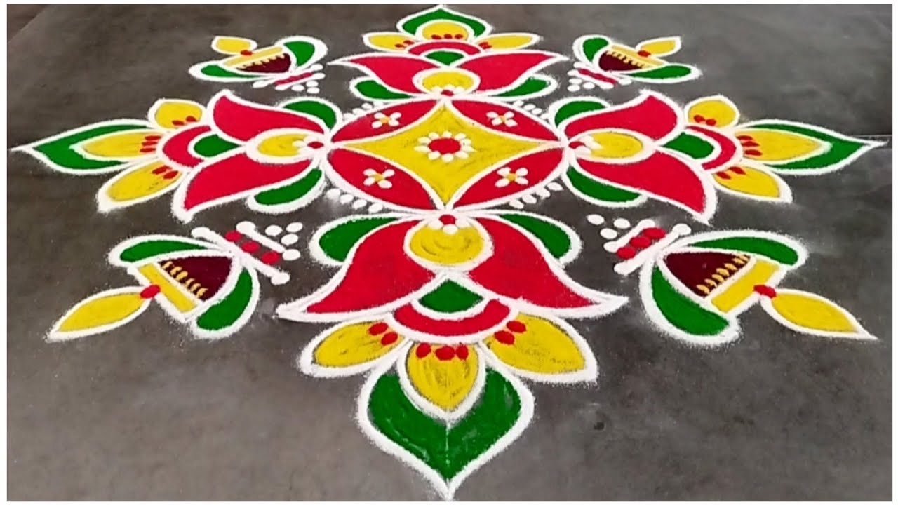 Ugadi Special Rangoli Design 2026 | Chaitra Navratri Muggulu | Daily Simple Kolam | Gudi Padwa Pooja
