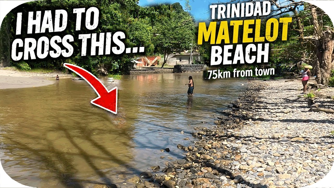 Trinidad’s Hardest Beach to Reach: River Crossing: Matelot Secluded Beach 🇹🇹