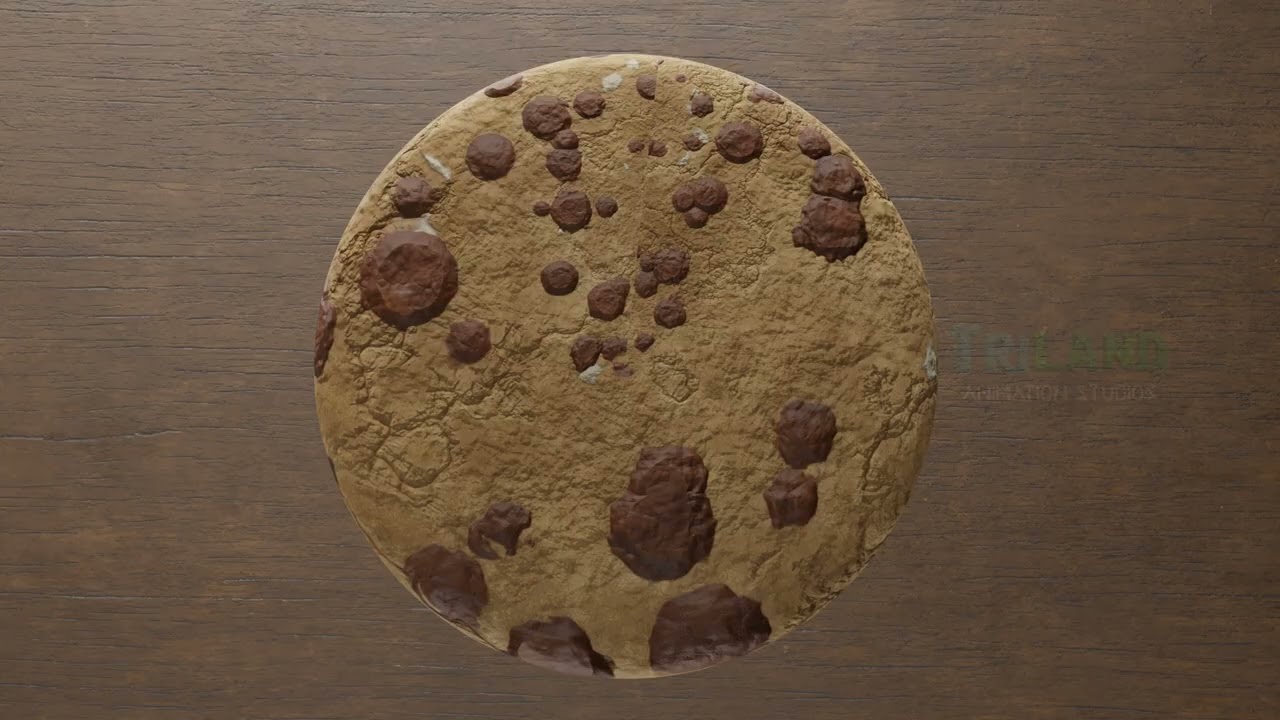 3D Cookies Advertisement | Wireframe Breakdown | TRILAND STUDIOS