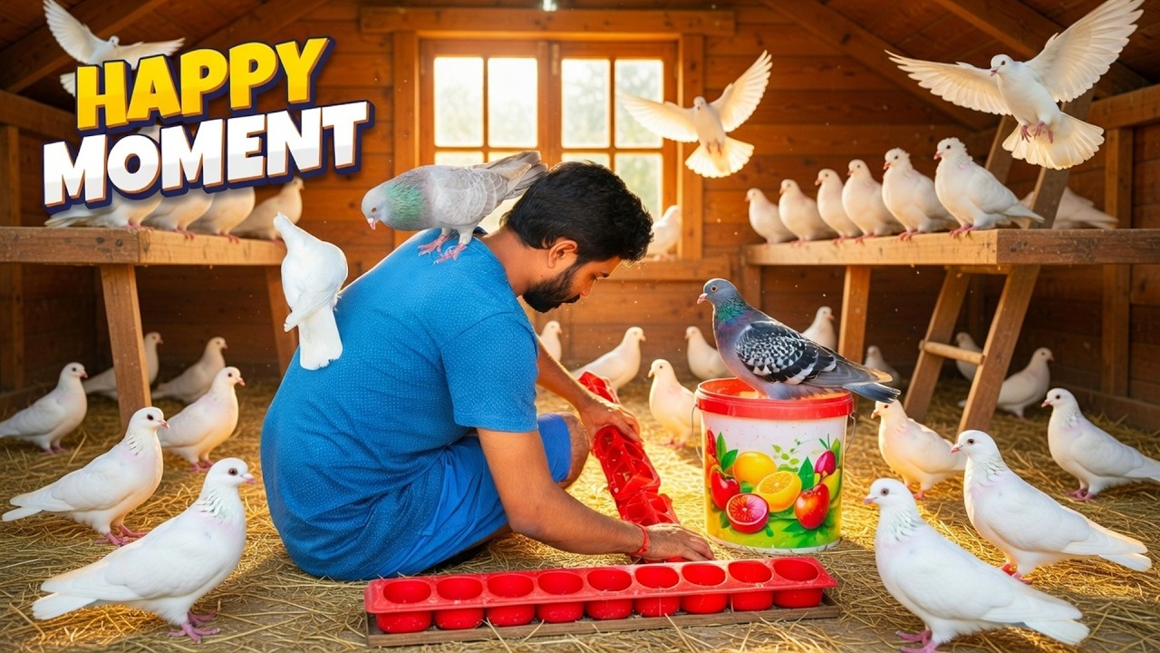 My Pigeons Ignored My Hand but Sat on My Back! 🕊️😄 | @IamRajonDas