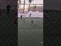 Daniela’s first goal on division U-8 with All Stars