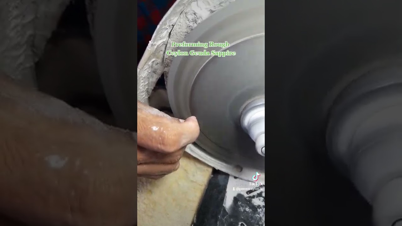 Preforming Rough Geuda Sappire