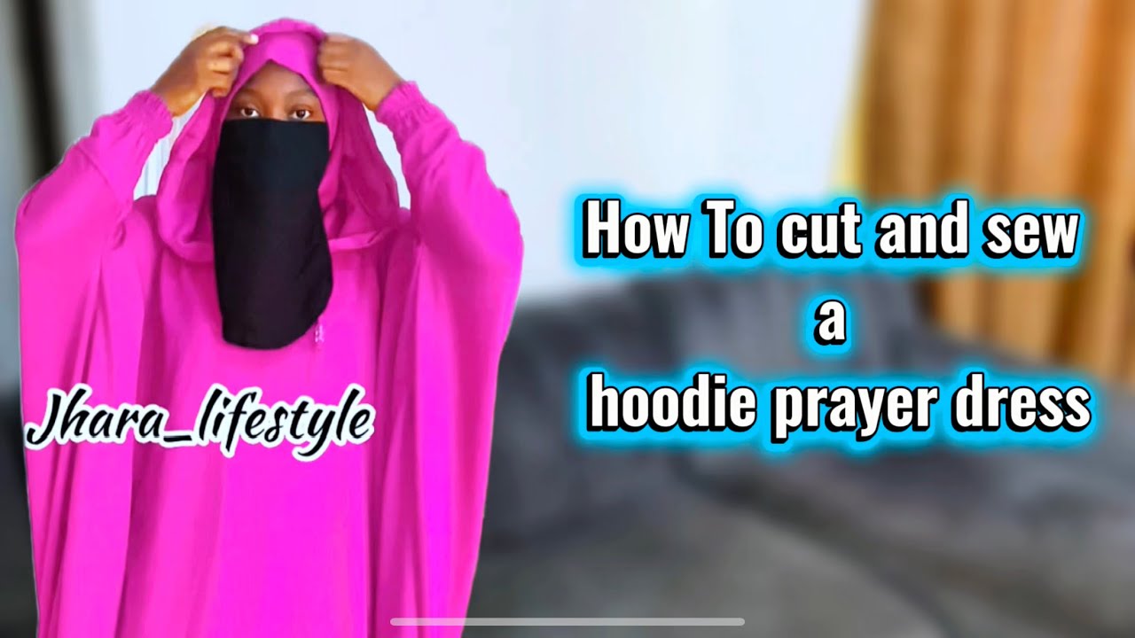 Как раскроить и сшить хиджаб/абайю с капюшоном.