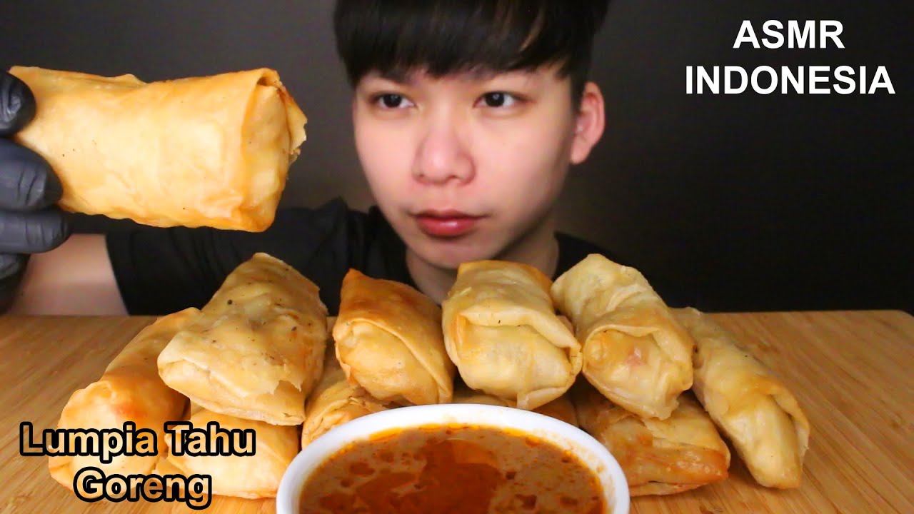 ASMR MUKBANG LUMPIA TAHU MUKBANG INDONESIA | ASMR INDONESIA | Robius ASMR
