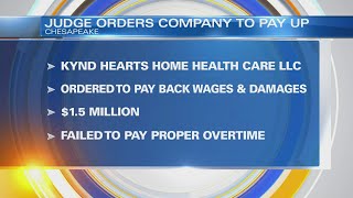 Judge orders Chesapeake company to pay up