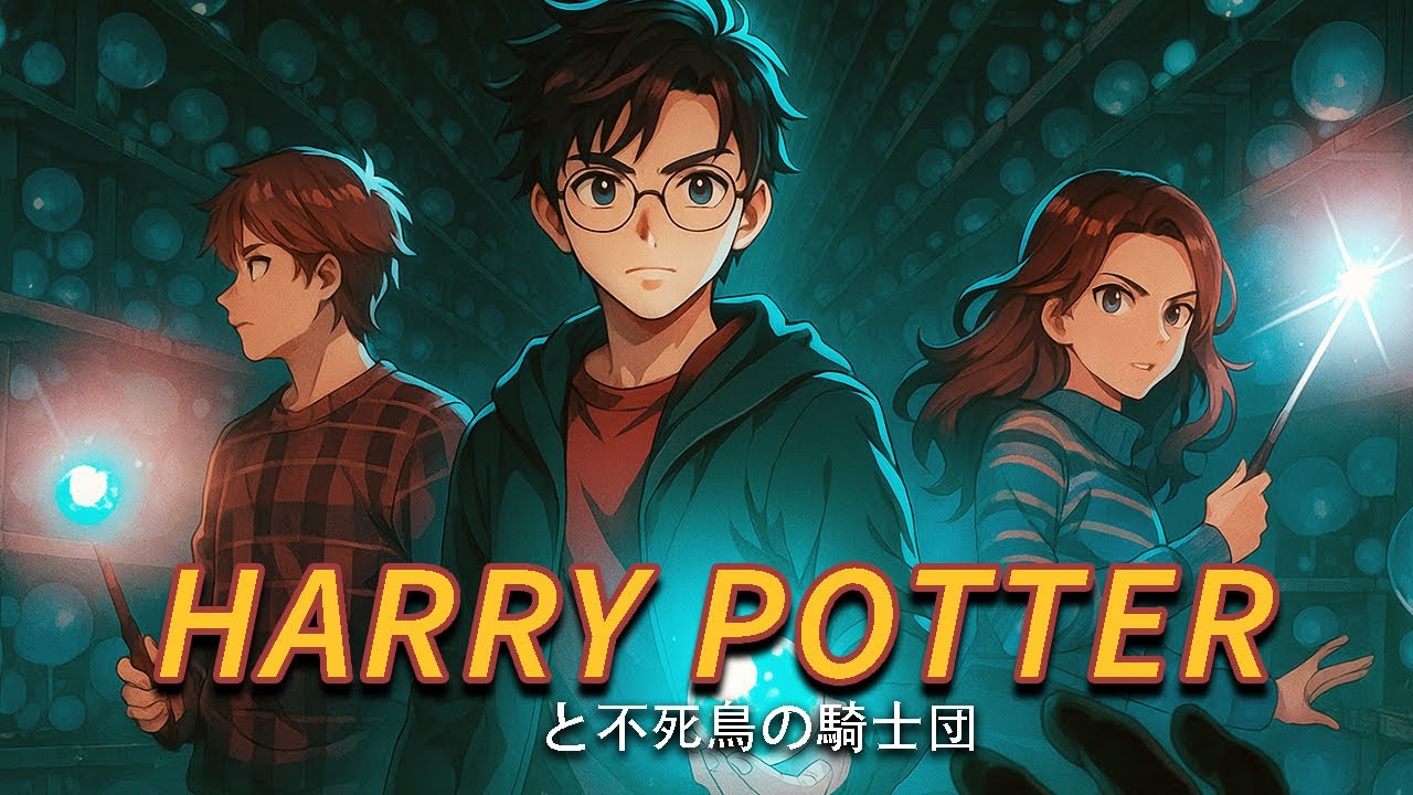 HARRY POTTER: ANIME OPENING 5 | The order of the phoenix | Oath of the Phoenix - Hairless cat tunes