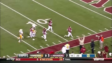 Joe Adams Punt Return Against Tennessee