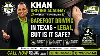 Barefoot driving in Texas is legal... but is it the safest choice?