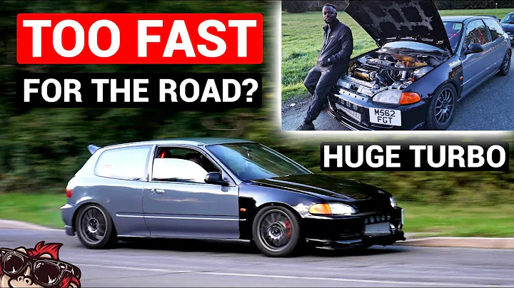 🐒 THIS 190MPH EG CIVIC IS DANGEROUSLY FAST! K24 TURBO SWAP