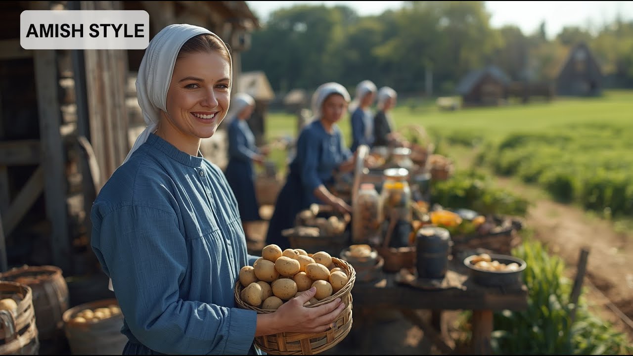 Амиши хранят еду под землей МЕСЯЦАМИ... Холодильник не нужен! Метод гениальный! 🥔😱