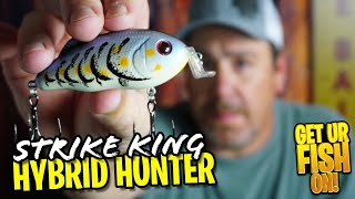 POWERFUL Strike King Hybrid Hunter Shallow Water Bass Fishing Lure 