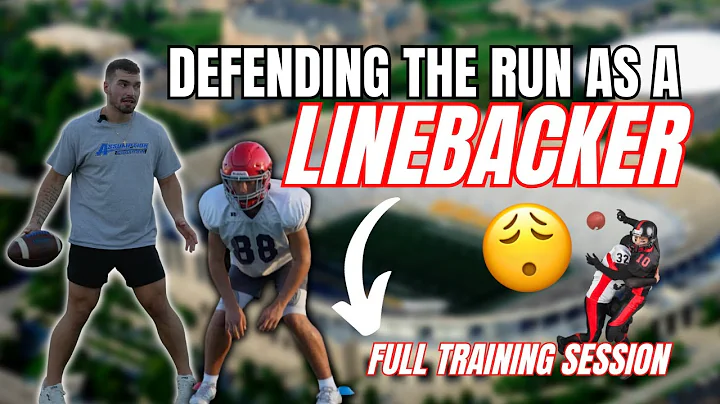 The BEST run defense drills and techniques for LINEBACKERS - FULL Post Practice Training Session