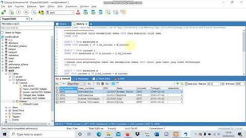 SELECT dan Join di SQLyog