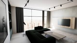 Modern 110m2 Apartment- Virtual Tour- Unreal Engine 4