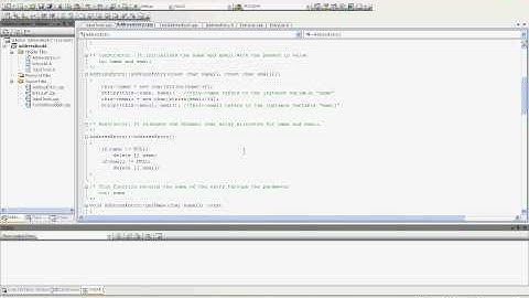 Module 6: Address Book version C