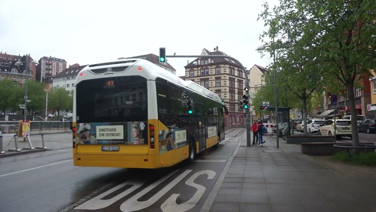 SSB Bus: Lerchenrainschule bound Volvo 7900H 5526 Rt.41 at Marienplatz