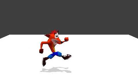 Crash Bandicoot fangame template progress #1