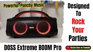 DOSS Extreme Boom Pro Waterproof Bluetooth speaker outdoor Party Bluetooth Speaker