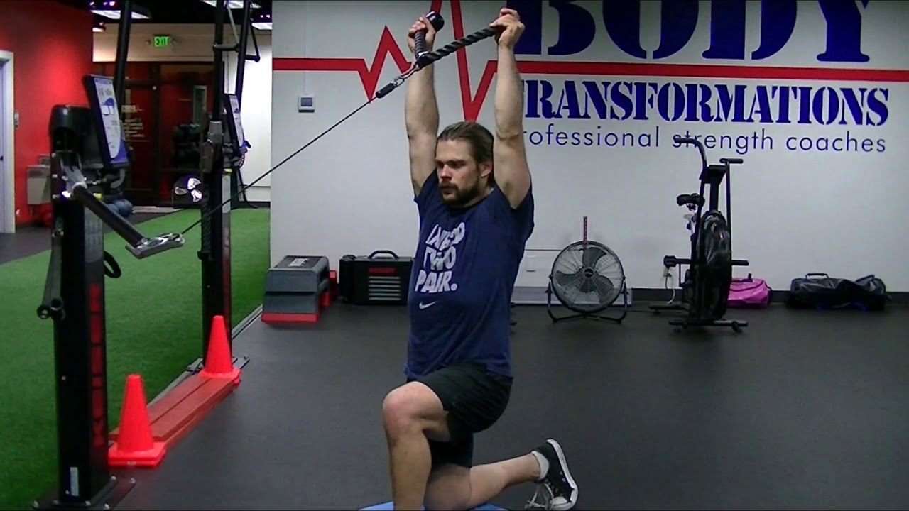 Cable iso face pull + overhead press YouTube