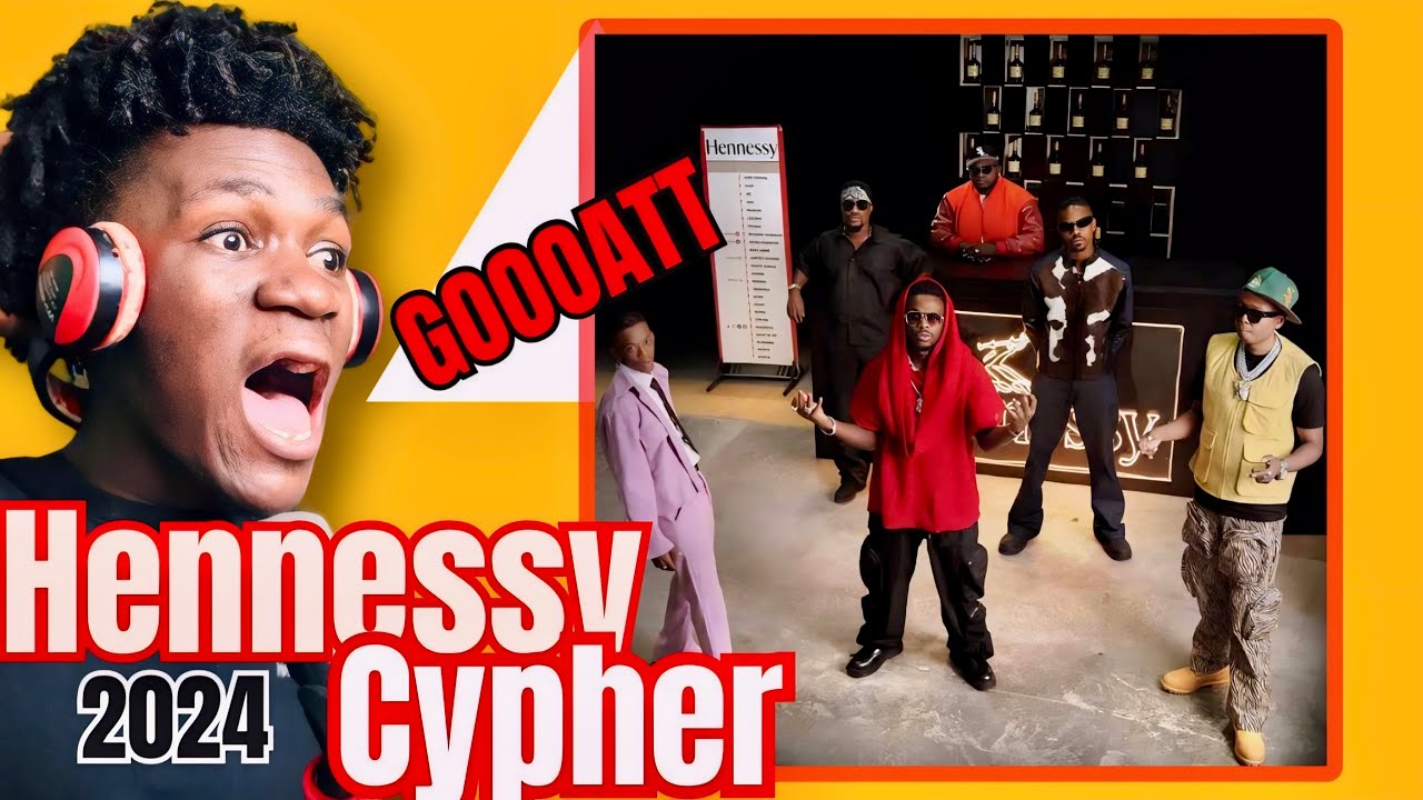 Who GOATED It ||TOP 6 African Rappers Hooked Up On Hennesy Cypher 2024 ...