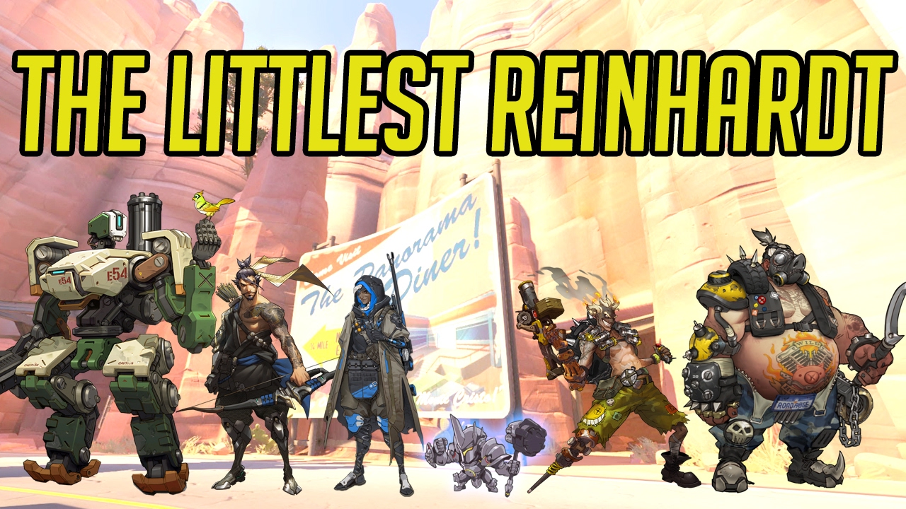 Reinhardt being played by someone who sounds tiny OVERWATCH feat