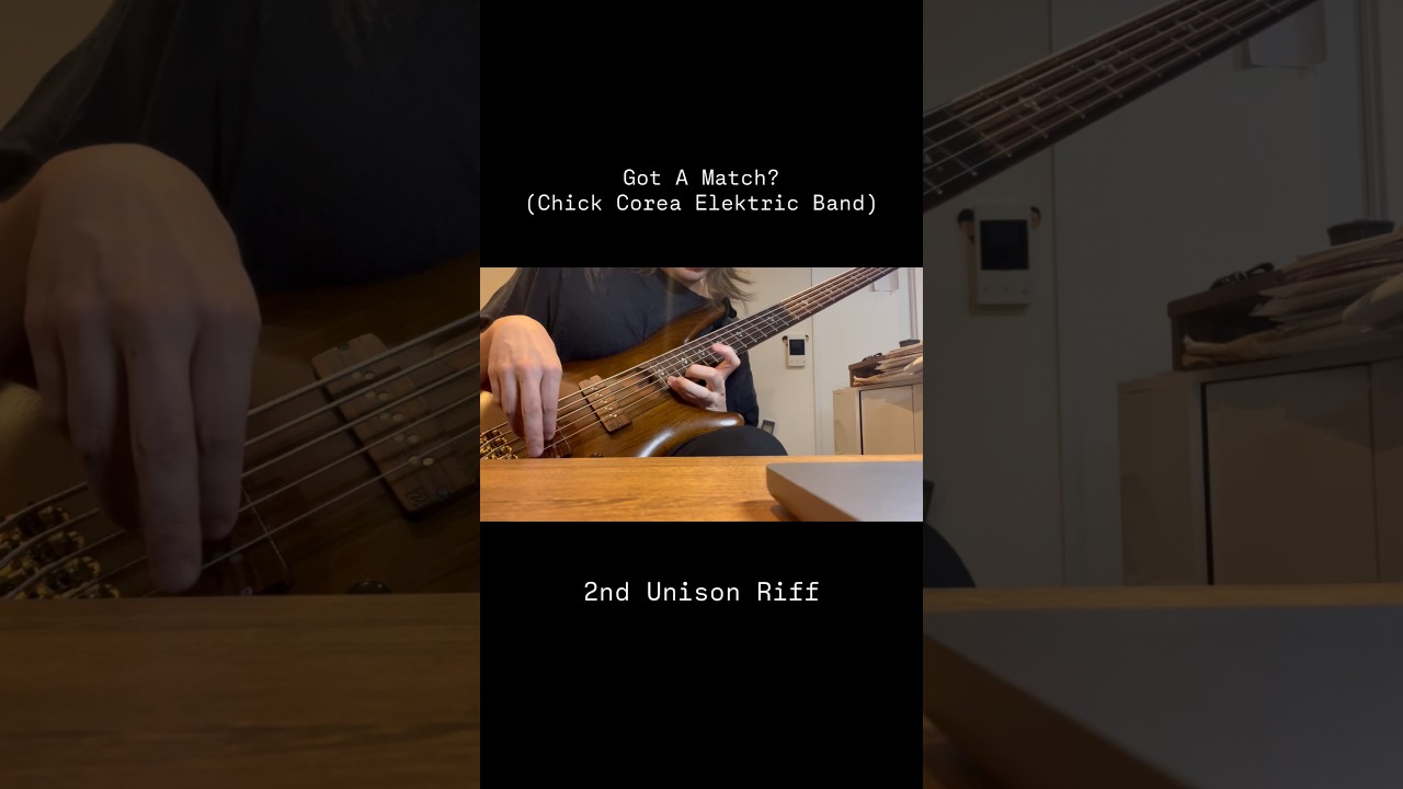 Got A Match? (Chick Corea Elektrik Band) 2nd Unison Riff 