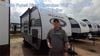 2024 Forest River Cherokee Wolf Pup 14CCW Travel Trailer