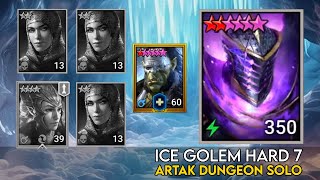 Ice Golem Hard 5 Artak Dungeon Solo | Raid Shadow Legends Guide